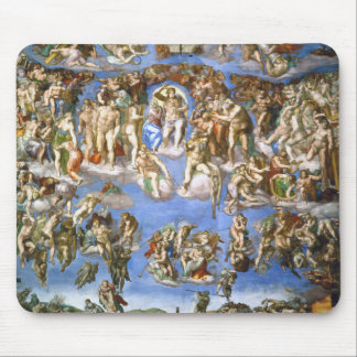 Mousepad The Last Judgment Fresco by Michelangelo