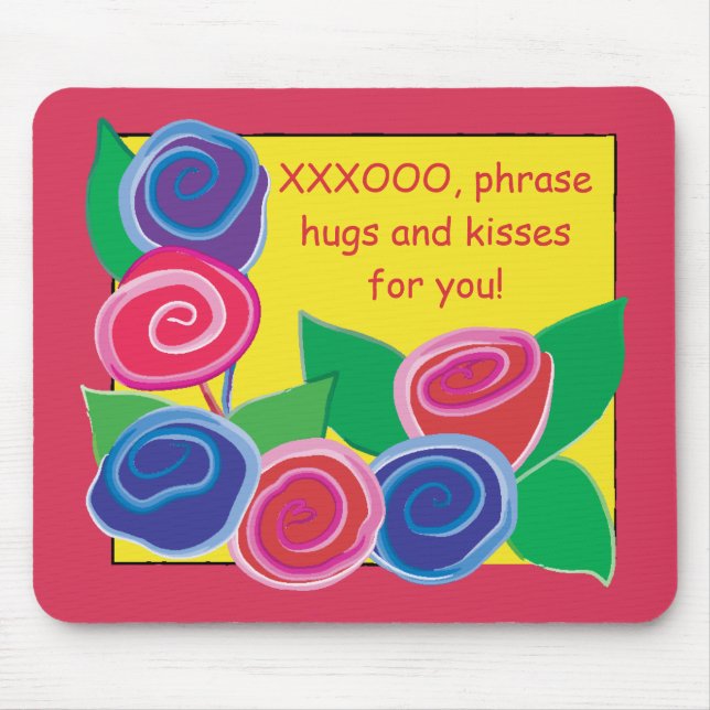 Mousepad "Toon/Hugs and Kisses" (Front)