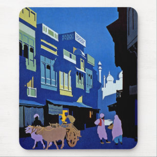 Mousepad Vintage Art India