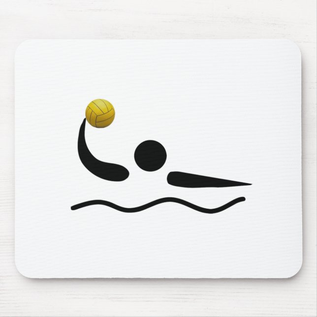 MousePad - Water Polo Sport Symbol (Front)