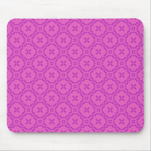 Mousepad: Welsh Tapestry Pattern, Pink Mouse Pad