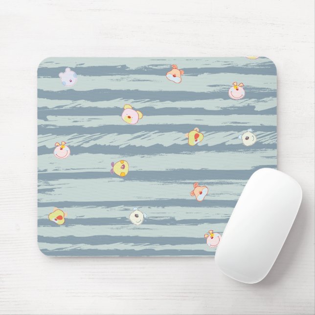 Mousepad – Whimsy Faces (With Mouse)