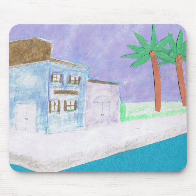 Mousepad with a Caribbean Scene (Front)