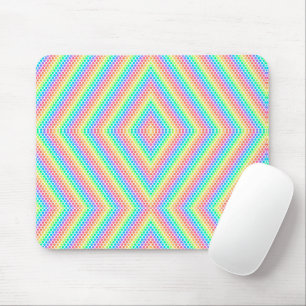 Mousepad with a colourful, psychedelic design