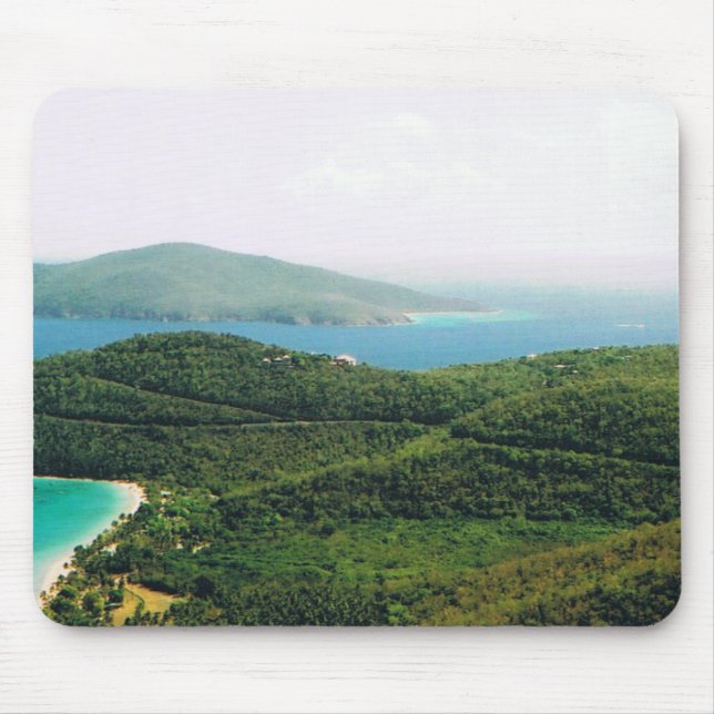 Mousepad with a Saint Thomas Island Scene (Front)