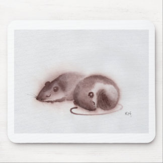 Mousepad with Adorable Mice Print