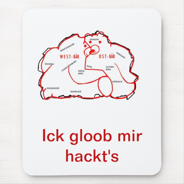 Mousepad with Berlin motif (Front)
