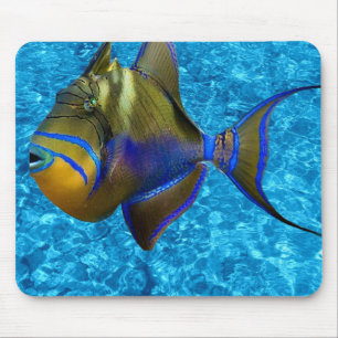 Mousepad with Blue Waters Design