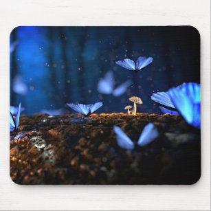 Mousepad with butterfly