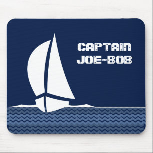 Mousepad with Captain's Name on it