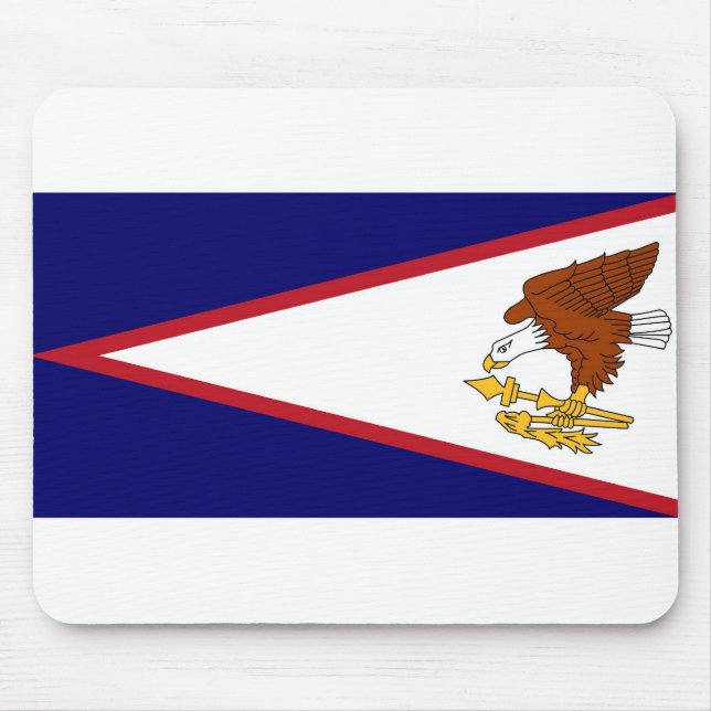 Mousepad with Flag American Samoa- USA (Front)
