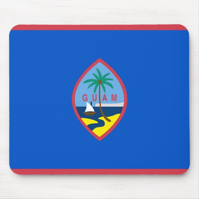 Mousepad with Flag Guam - USA (Front)