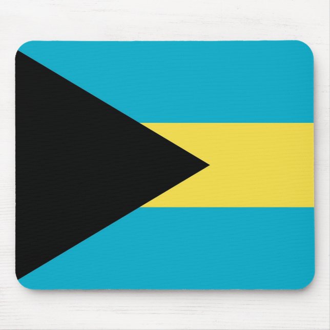 Mousepad with Flag of Bahamas (Front)