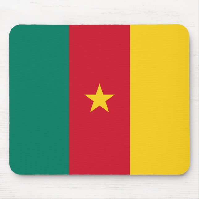 Mousepad with Flag of Cameroon (Front)