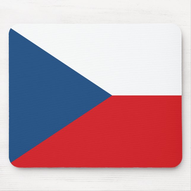 Mousepad with Flag of Czechia (Front)