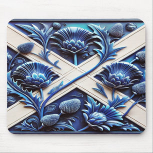 Mousepad with Scottish Thistles Design