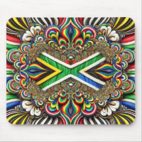 Mousepad with South African Colours Design