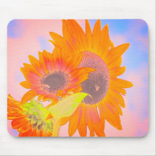 Mousepad with Sunflowers 