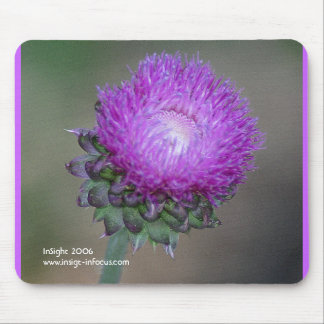 Mousepad with Thistle