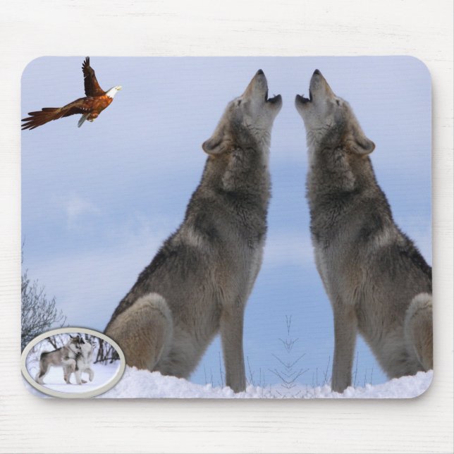 Mousepad Wolf (Front)