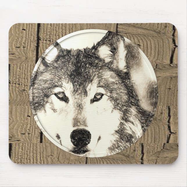 Mousepad Wolf (Front)