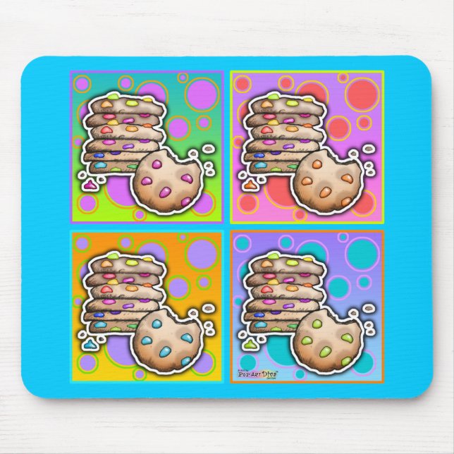 Mousepads - Pop Art Cookies (Front)