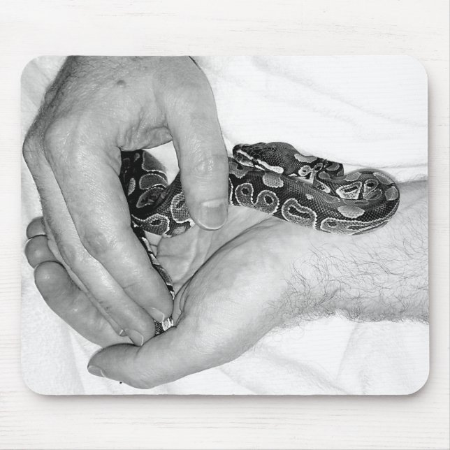 Mouser pad! Baby Nova morph BP in hands Mouse Pad (Front)