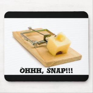 mousetrap, Ohhh, Snap!!! mouse pad