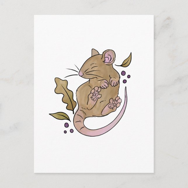 Mousey Postcard (Front)