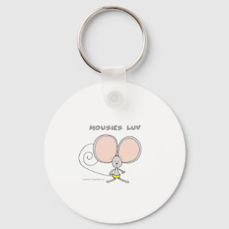 Mousies Luv paper plate for parties Key Ring