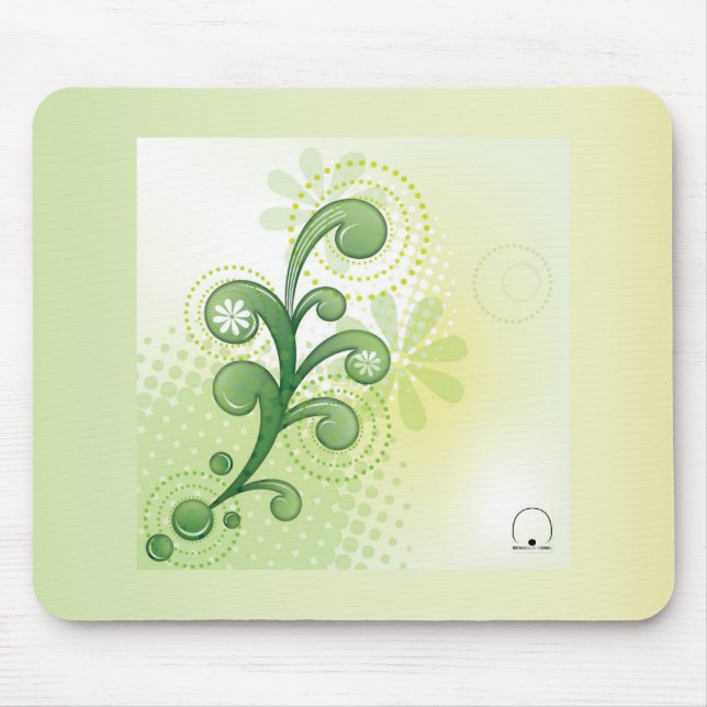 Mouspad-green 마우스패드-그린 mouse pad (Front)