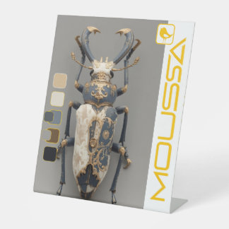 MOUSSA PEDESTAL SIGN