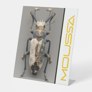 MOUSSA PEDESTAL SIGN