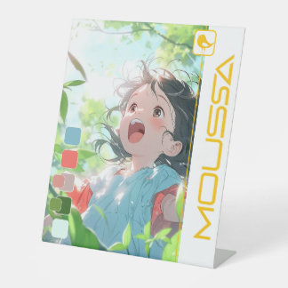 MOUSSA PEDESTAL SIGN