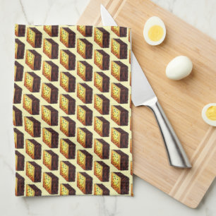 Moussaka Greek Mediterranean Food Eggplant Potato Tea Towel