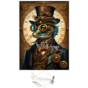 Mousseline Cute Fish Steampunk Hat Tissue paper