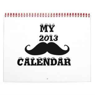 Moustache 2013 calendar
