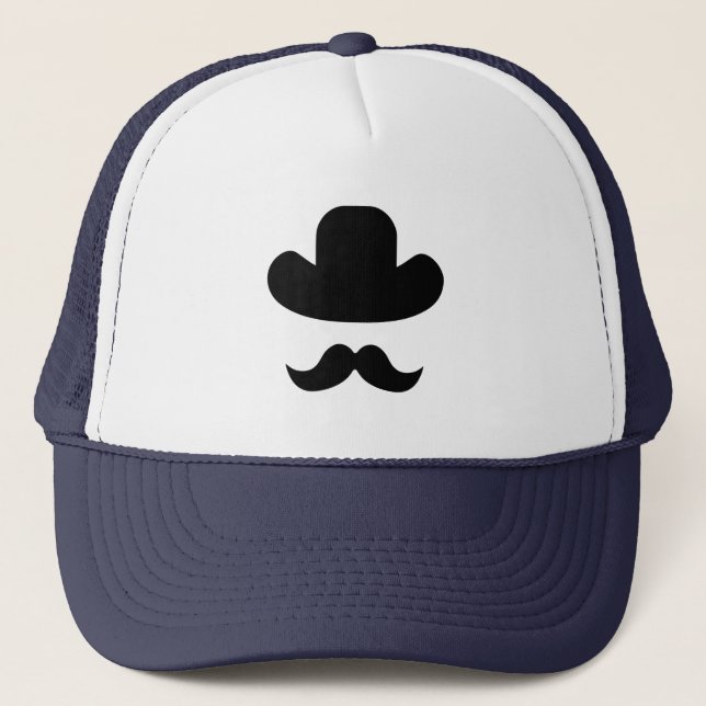 Moustache and hat (Front)