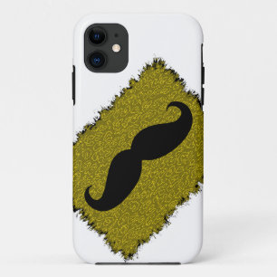 Moustache and Leopard Skin iPhone 11 Case