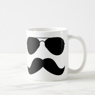 Moustache Aviator Mug