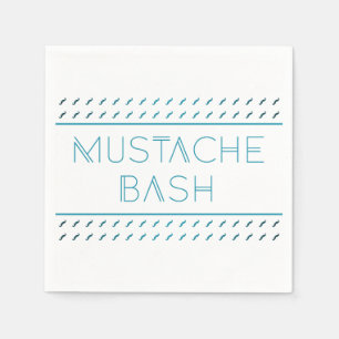 Moustache Bash Metro Napkin