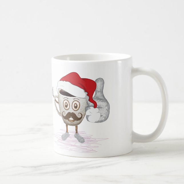 Moustache Best Boss Ever Coffee Mug (Right)