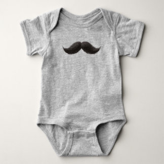 Moustache bodysuit for the sophisticated baby