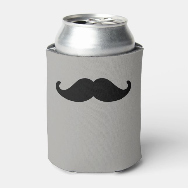 Moustache Can Cooler (Can Front)