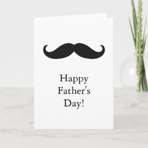 Moustache Card