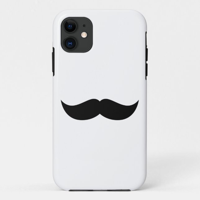 Moustache Case-Mate iPhone Case (Back)