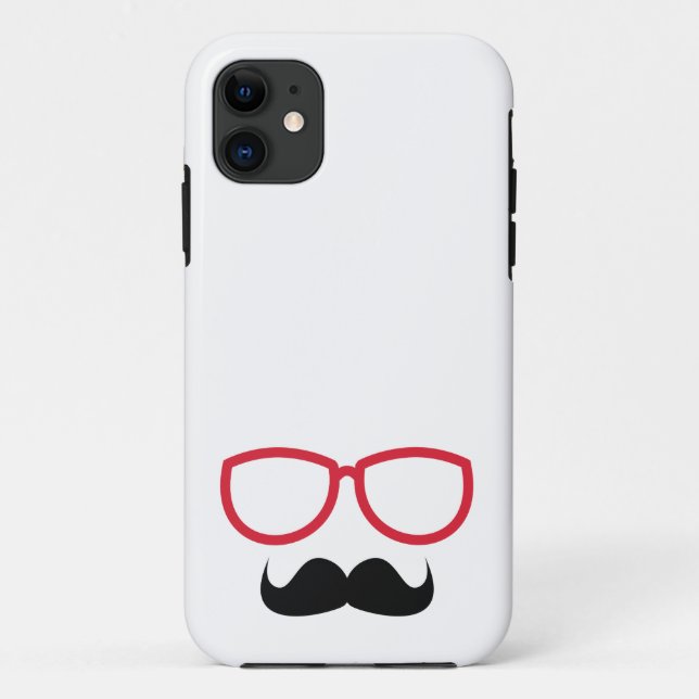 Moustache Case-Mate iPhone Case (Back)