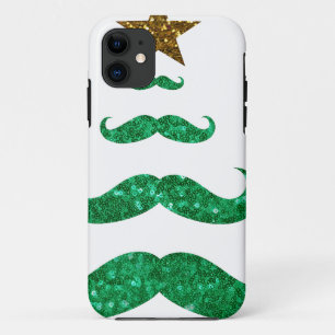 moustache christmas tree iPhone 11 case