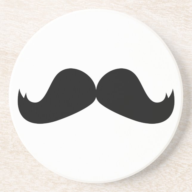 Moustache Coaster (Front)