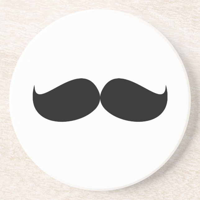 Moustache Coaster (Front)